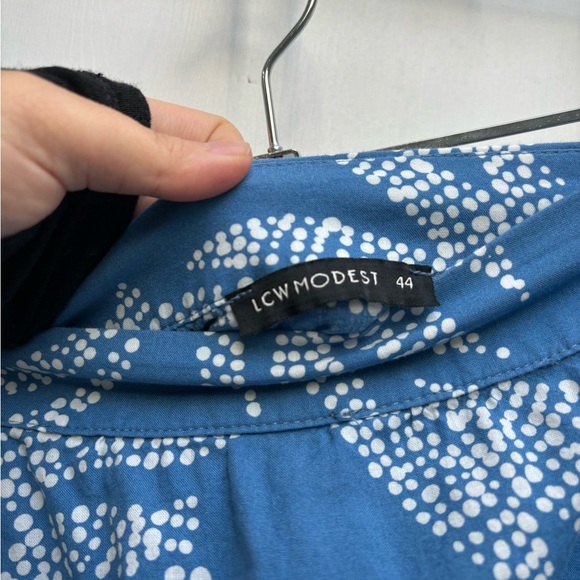 Midi floral blue skirt - Picture 4 of 5